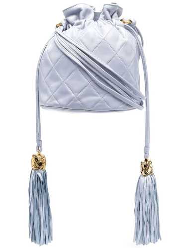 CHANEL Pre-Owned 1989 diamond-quilted bucket bag -