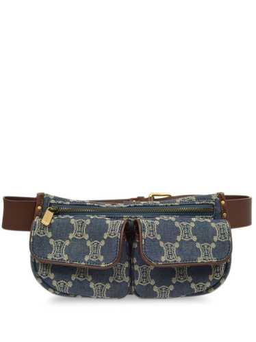 Céline Pre-Owned 1990-2000s Macadam denim belt ba… - image 1