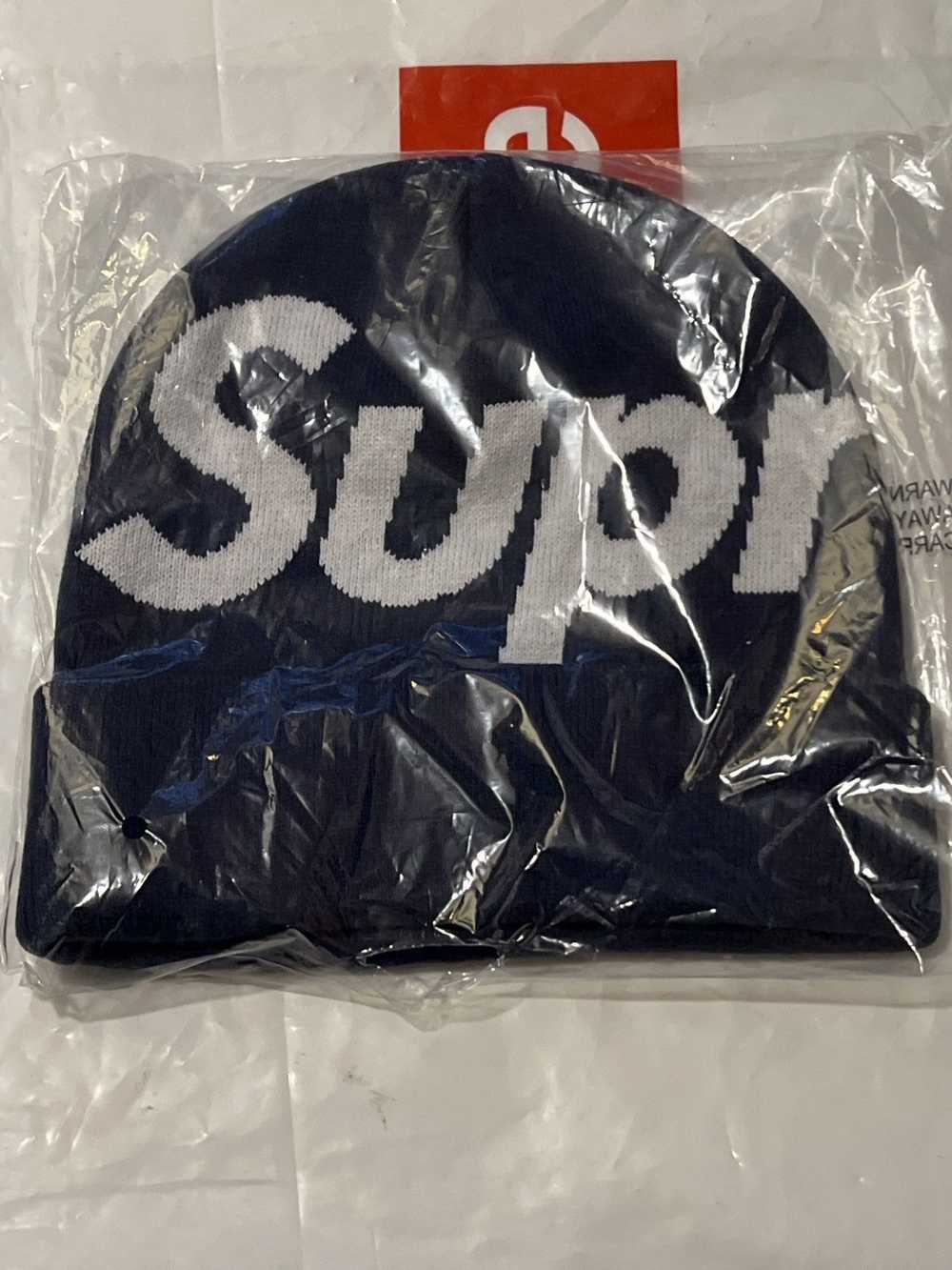 Supreme Big Logo Beanie - image 5