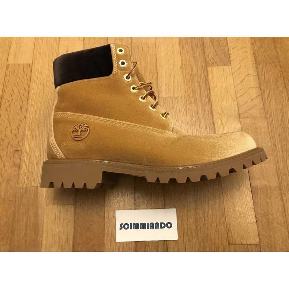 Off White X Timberland Leather boots - image 6