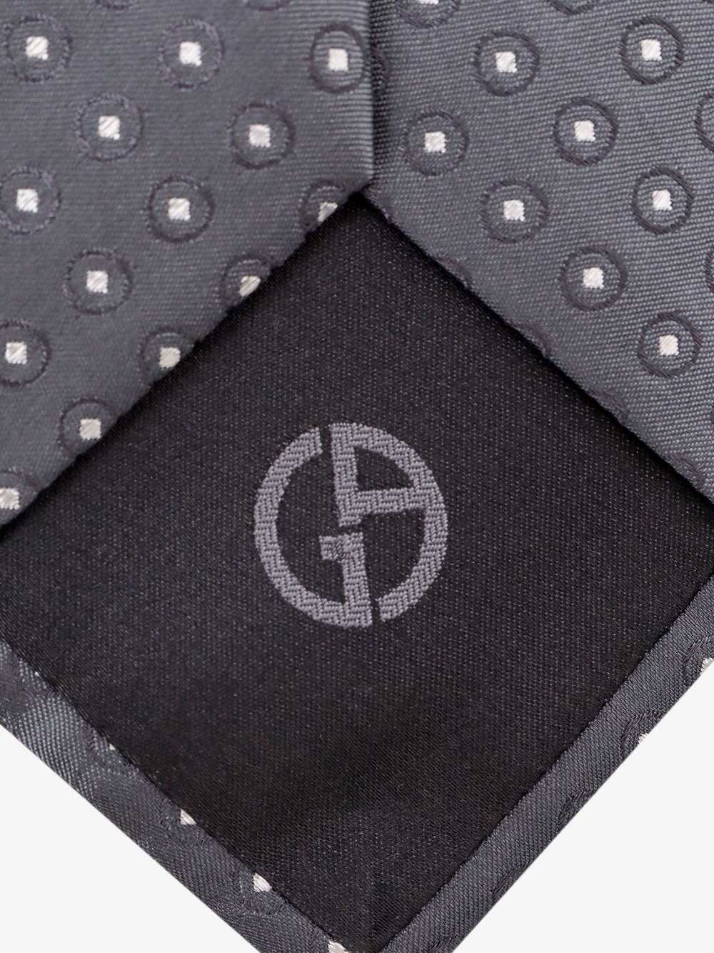 Giorgio Armani Tie Man Grey Bowties E Ties - image 3