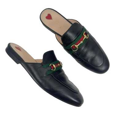Gucci Princetown leather flats