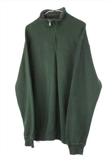 Vintage Arrow 1/4 zip Sweatshirt in Green L - image 1