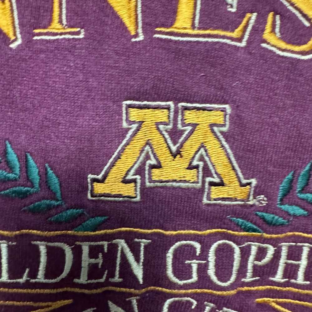 Ncaa NCAA Minnesota Goffers 90s Vintage Maroon Co… - image 5