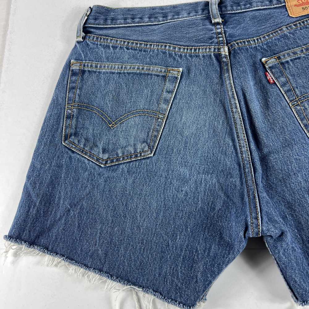 Levi's Levi's Jean Shorts 501 Cut Off Distressed … - image 11