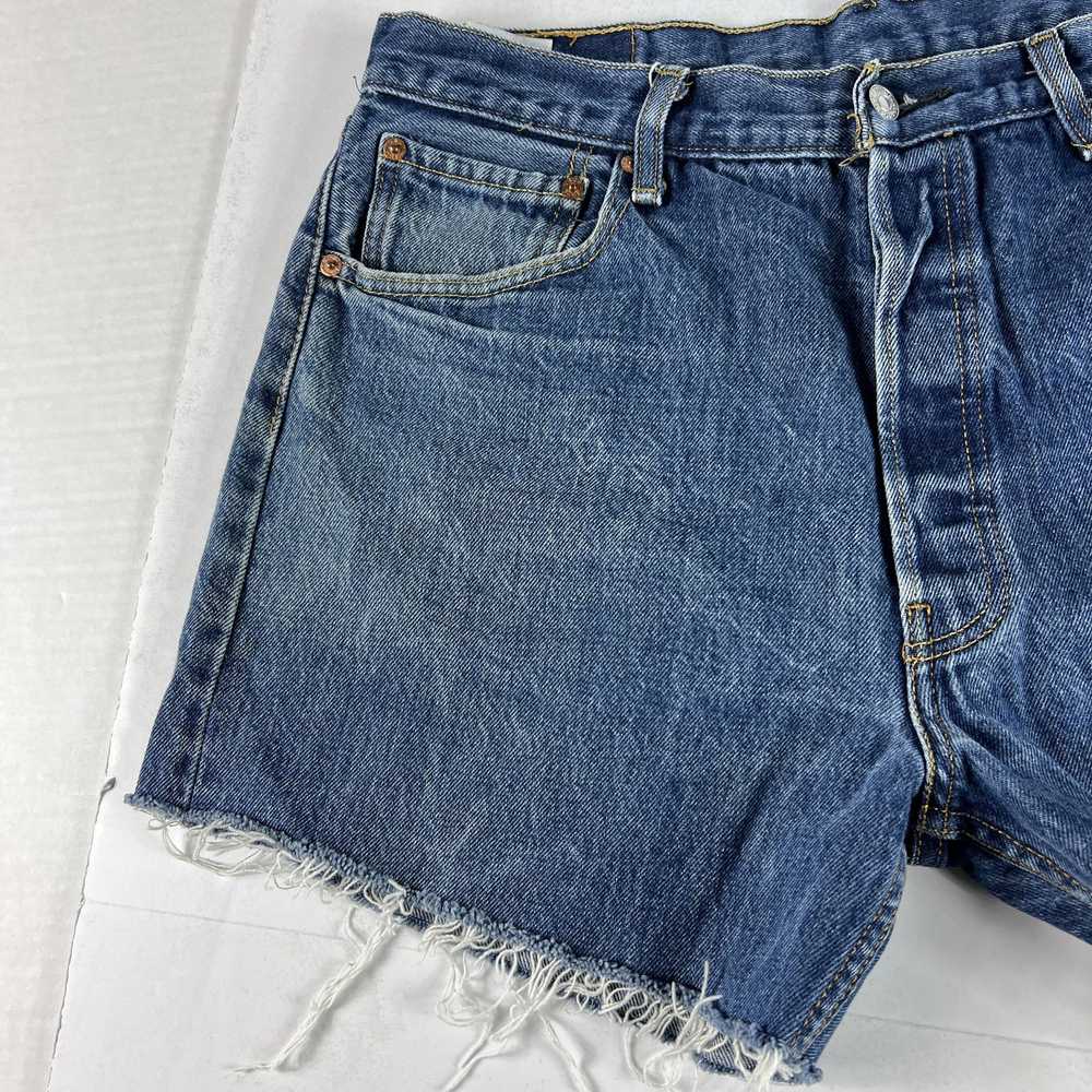 Levi's Levi's Jean Shorts 501 Cut Off Distressed … - image 4