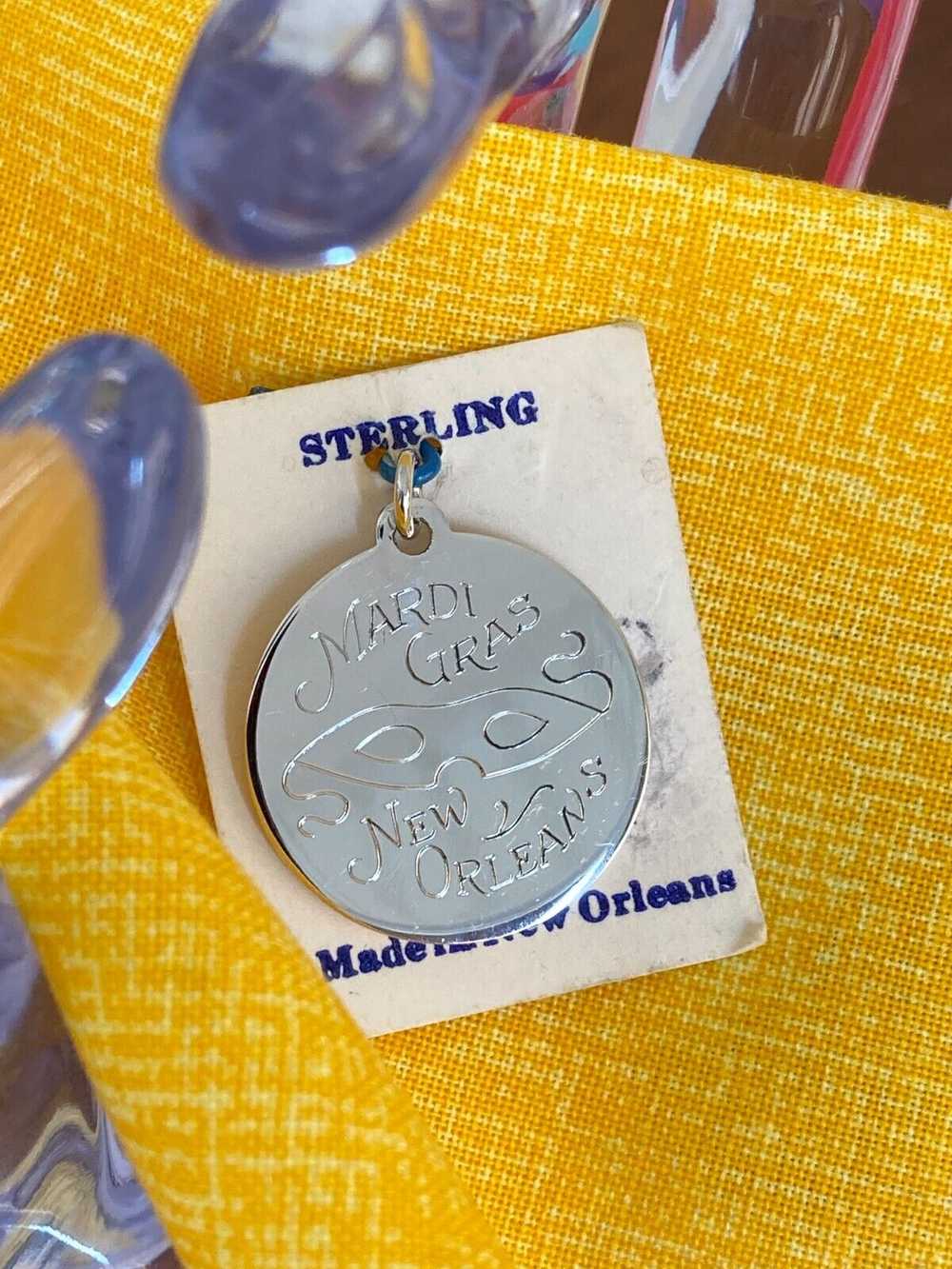 Sterling Silver  Charm Unique CollectibleMardi Gr… - image 2