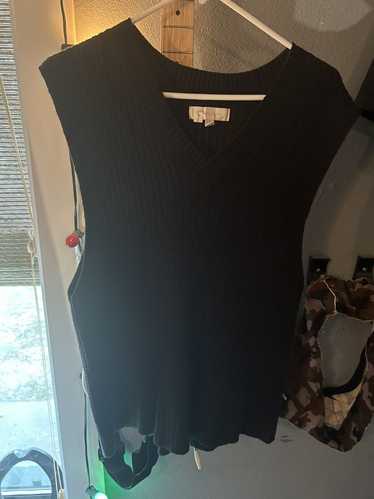 Urban Outfitters Black knit sleeveless sweat from 