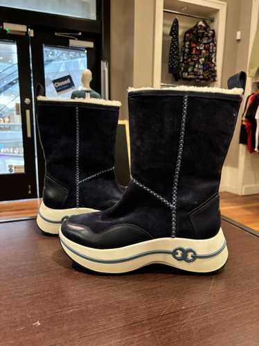 Japanese Brand Tory burch suede fleece line boots - image 1