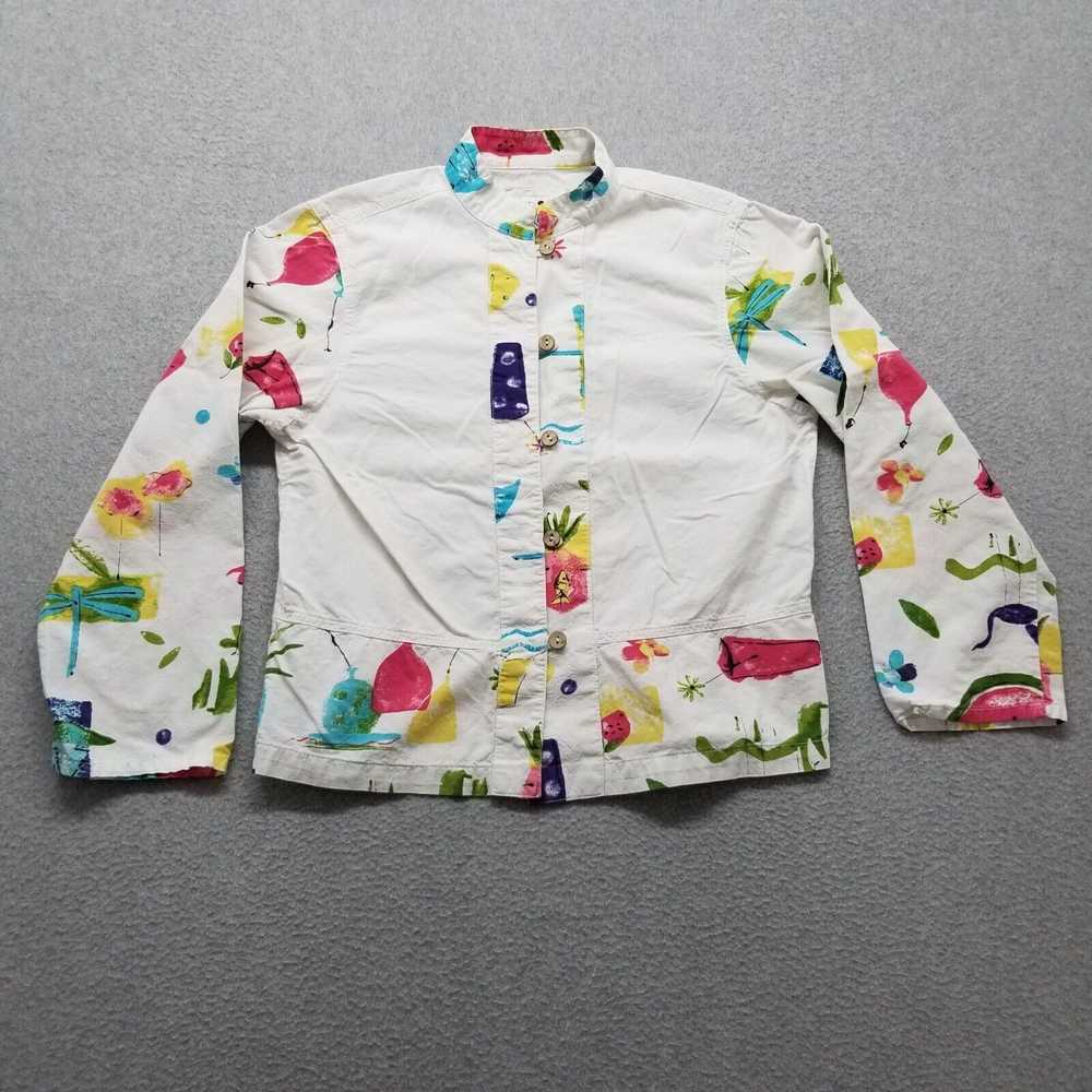 Other Produce Company Shirt Womens Small Art Long… - image 1