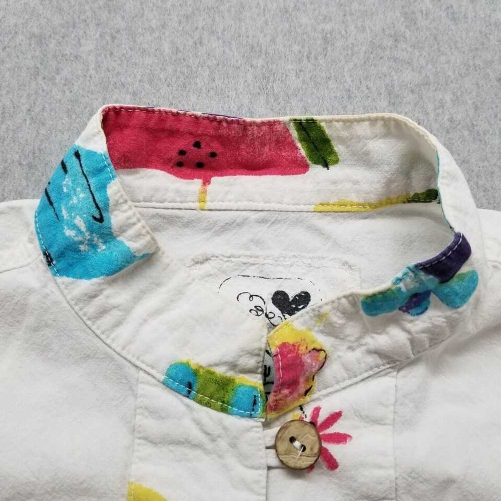 Other Produce Company Shirt Womens Small Art Long… - image 3