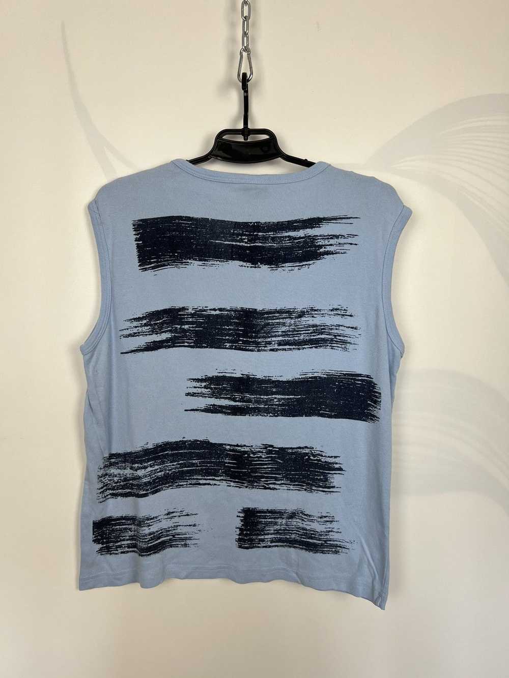 Diesel Diesel Vintage Y2K Blue Tank Top Midle Log… - image 4