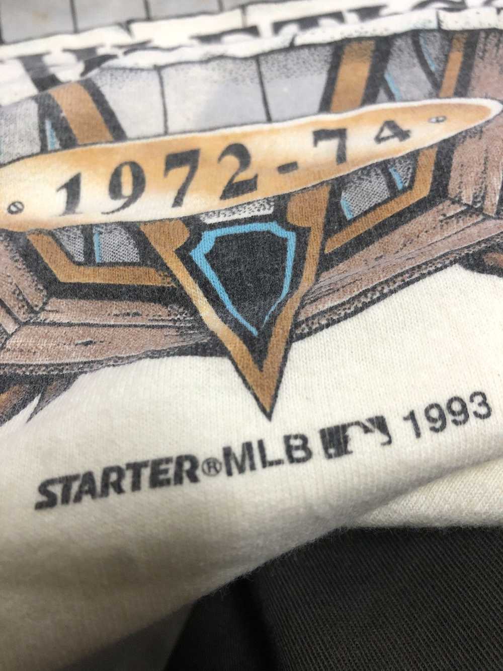 MLB × Made In Usa × Vintage Vintage starter Oakla… - image 4