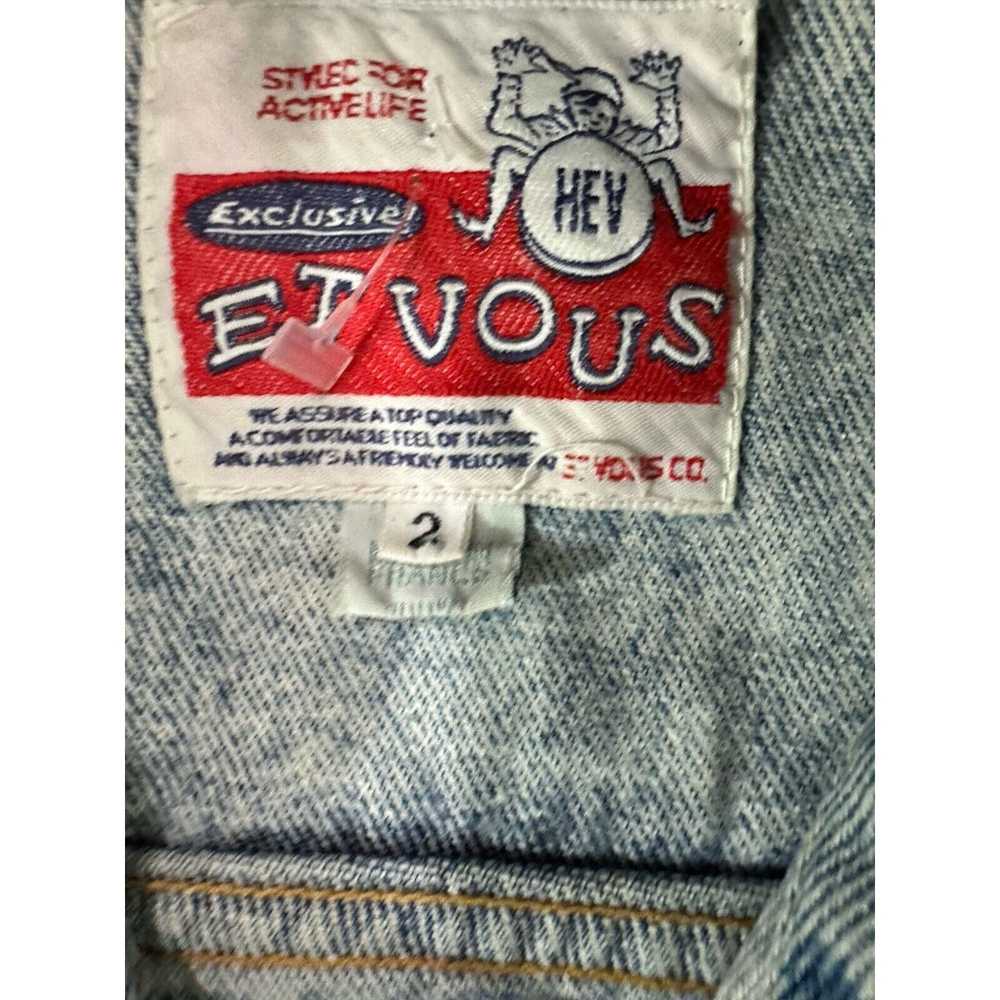 Other Et Vous Denim Jacket Acid Wash Cropped Size… - image 3