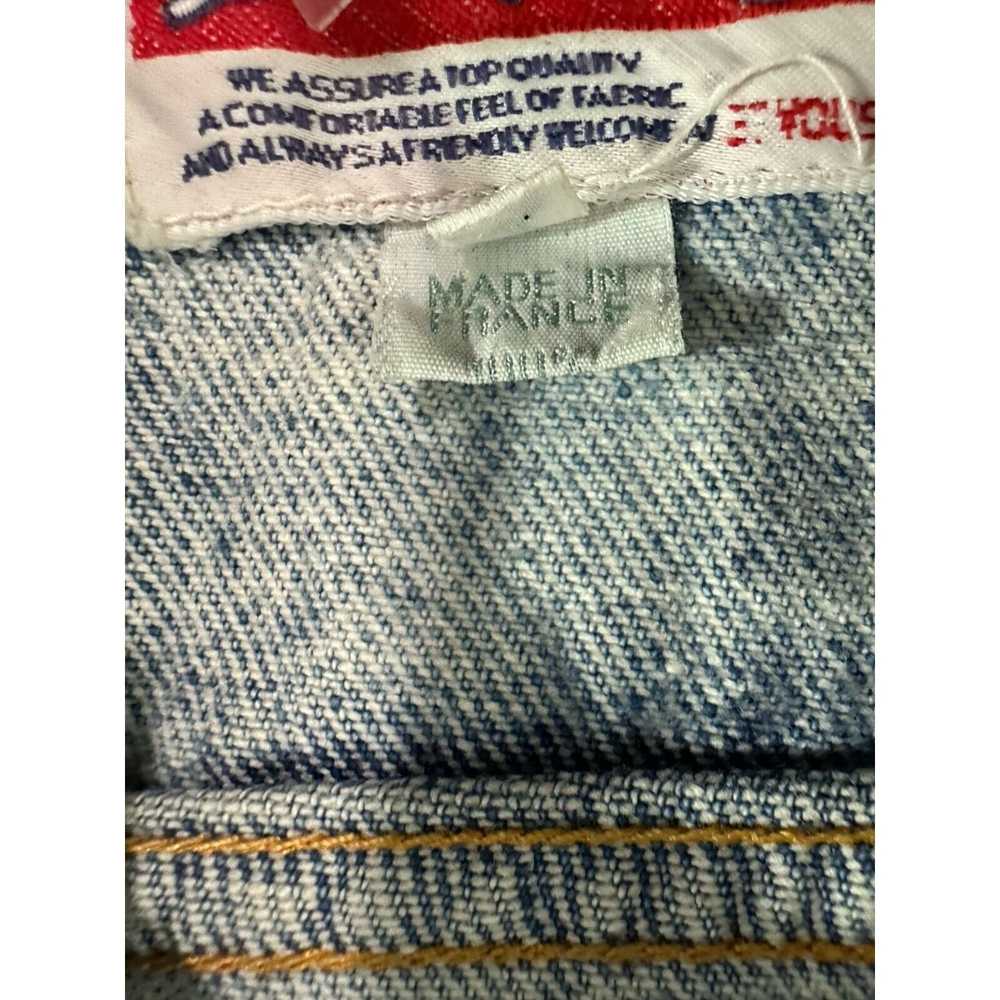 Other Et Vous Denim Jacket Acid Wash Cropped Size… - image 4