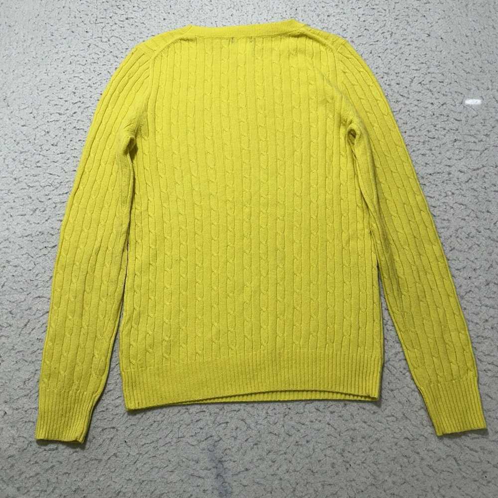 J.Crew J. Crew XS Sweater Yellow Wool Cashmere Bl… - image 10