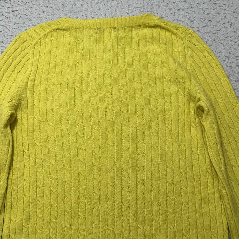 J.Crew J. Crew XS Sweater Yellow Wool Cashmere Bl… - image 11