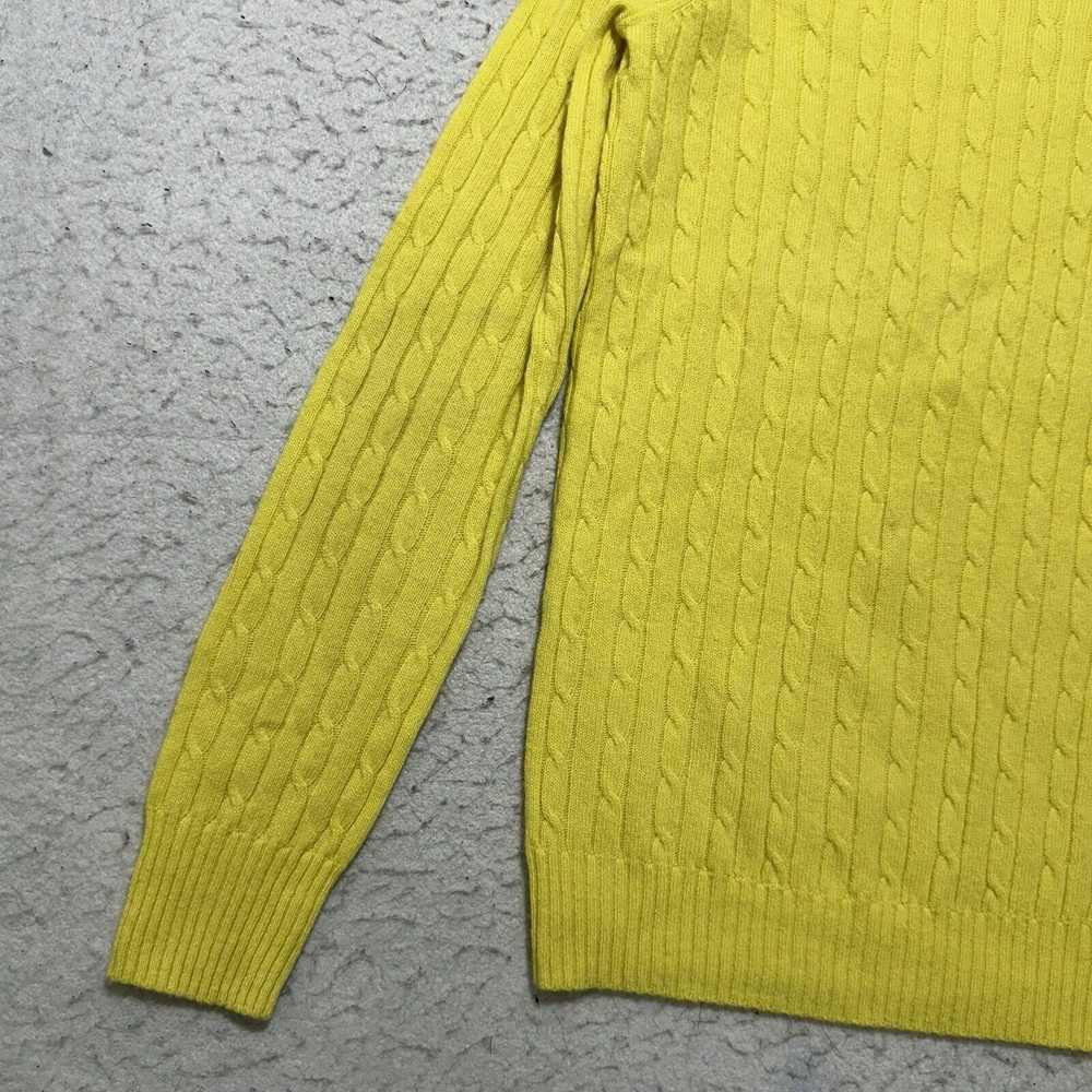 J.Crew J. Crew XS Sweater Yellow Wool Cashmere Bl… - image 4