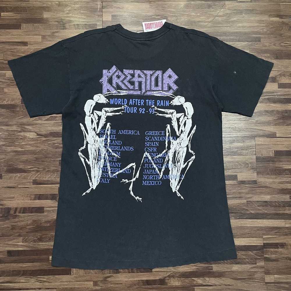 Band Tees × Tour Tee × Vintage Vintage Kreator “w… - image 2