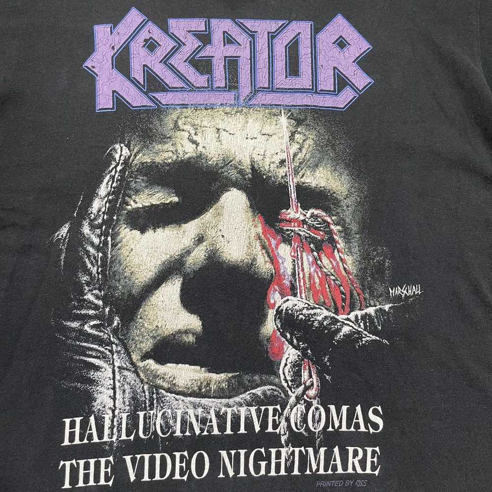 Band Tees × Tour Tee × Vintage Vintage Kreator “w… - image 3