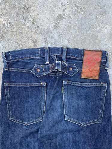 Kapital Indigo Buckleback Denim Jeans