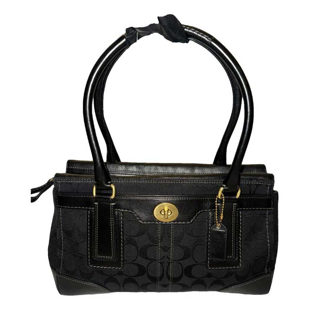 Coach Linen handbag - image 1