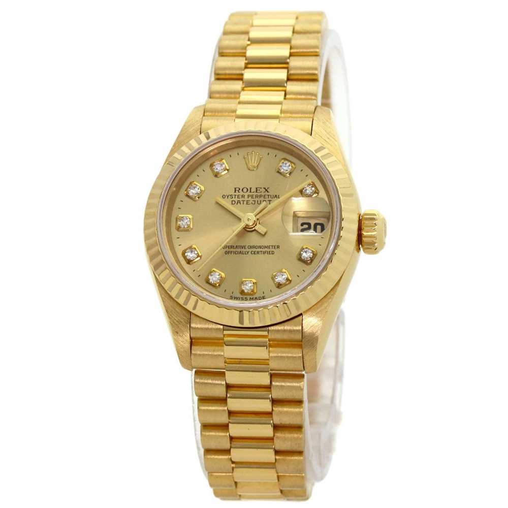 Rolex Rolex 69178G Datejust 10P Diamond Watch K18… - image 11
