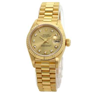 Rolex Rolex 69178G Datejust 10P Diamond Watch K18 