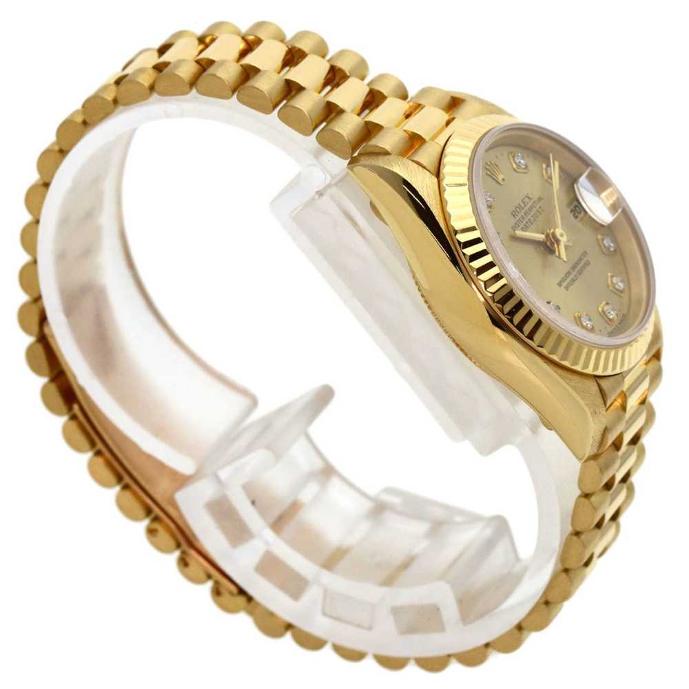 Rolex Rolex 69178G Datejust 10P Diamond Watch K18… - image 2