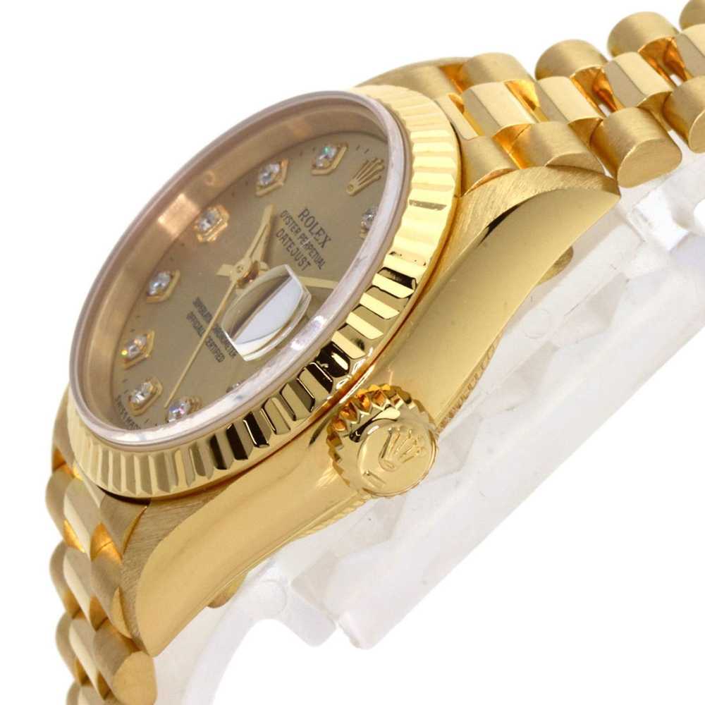 Rolex Rolex 69178G Datejust 10P Diamond Watch K18… - image 5