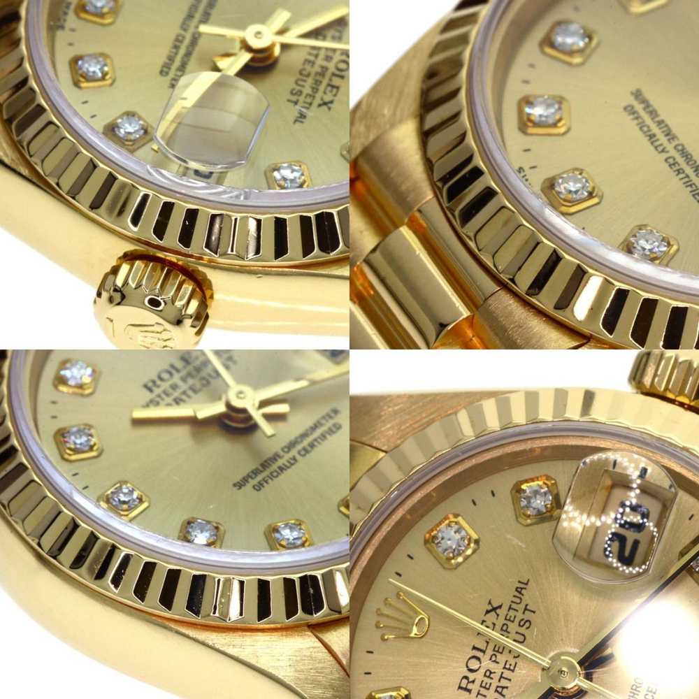 Rolex Rolex 69178G Datejust 10P Diamond Watch K18… - image 9