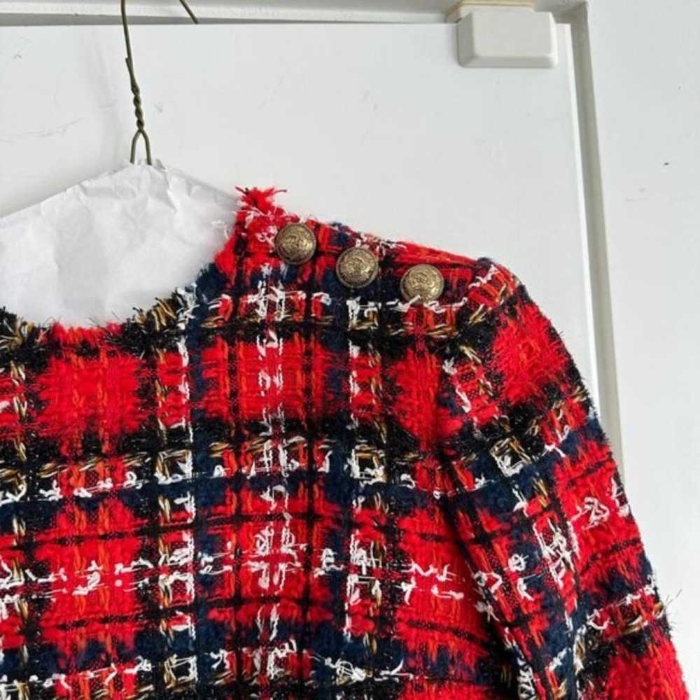 Balmain Tweed mini dress - image 8