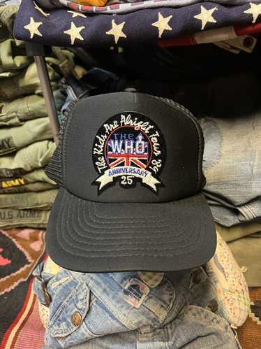 Streetwear × Vintage Vintage 80s The Who trucker h