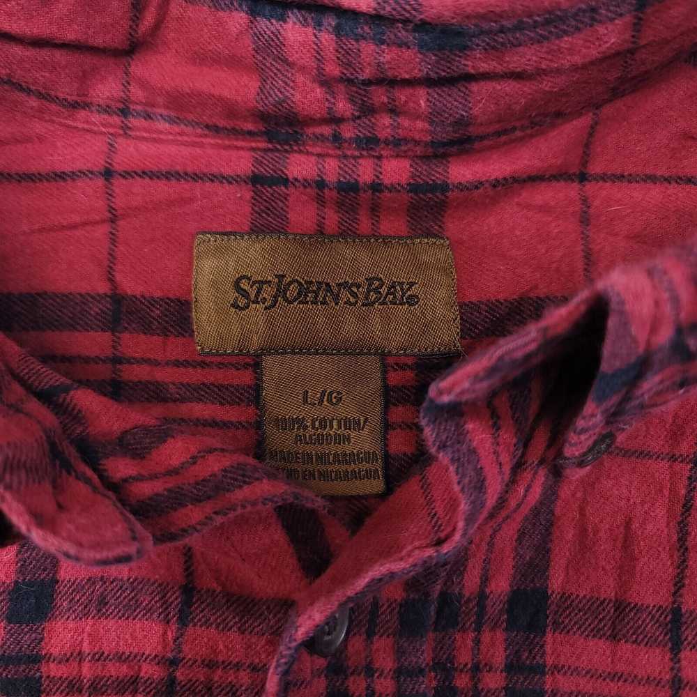 St. Johns Bay St Johns Bay Tartan Flannel Shirt M… - image 3