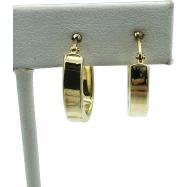 18K Small Hoop Earrings