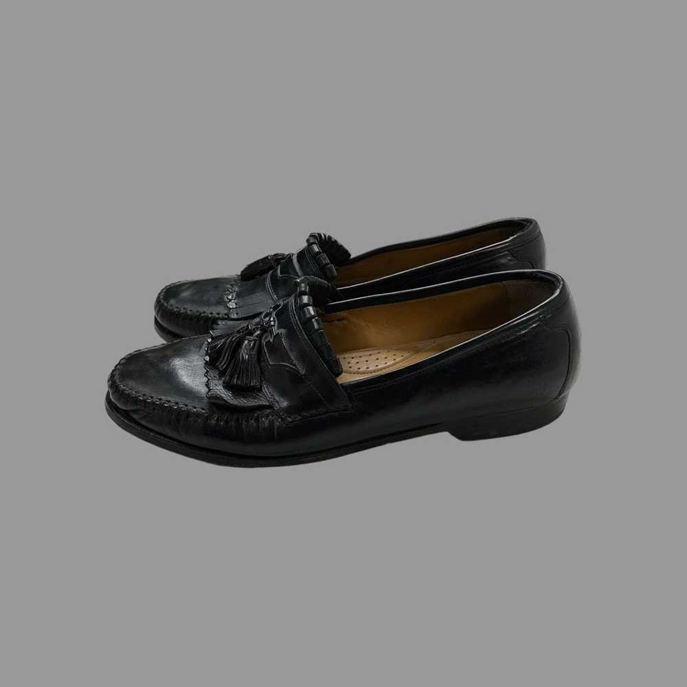 Vintage Vintage 1990s black leather loafers - image 2
