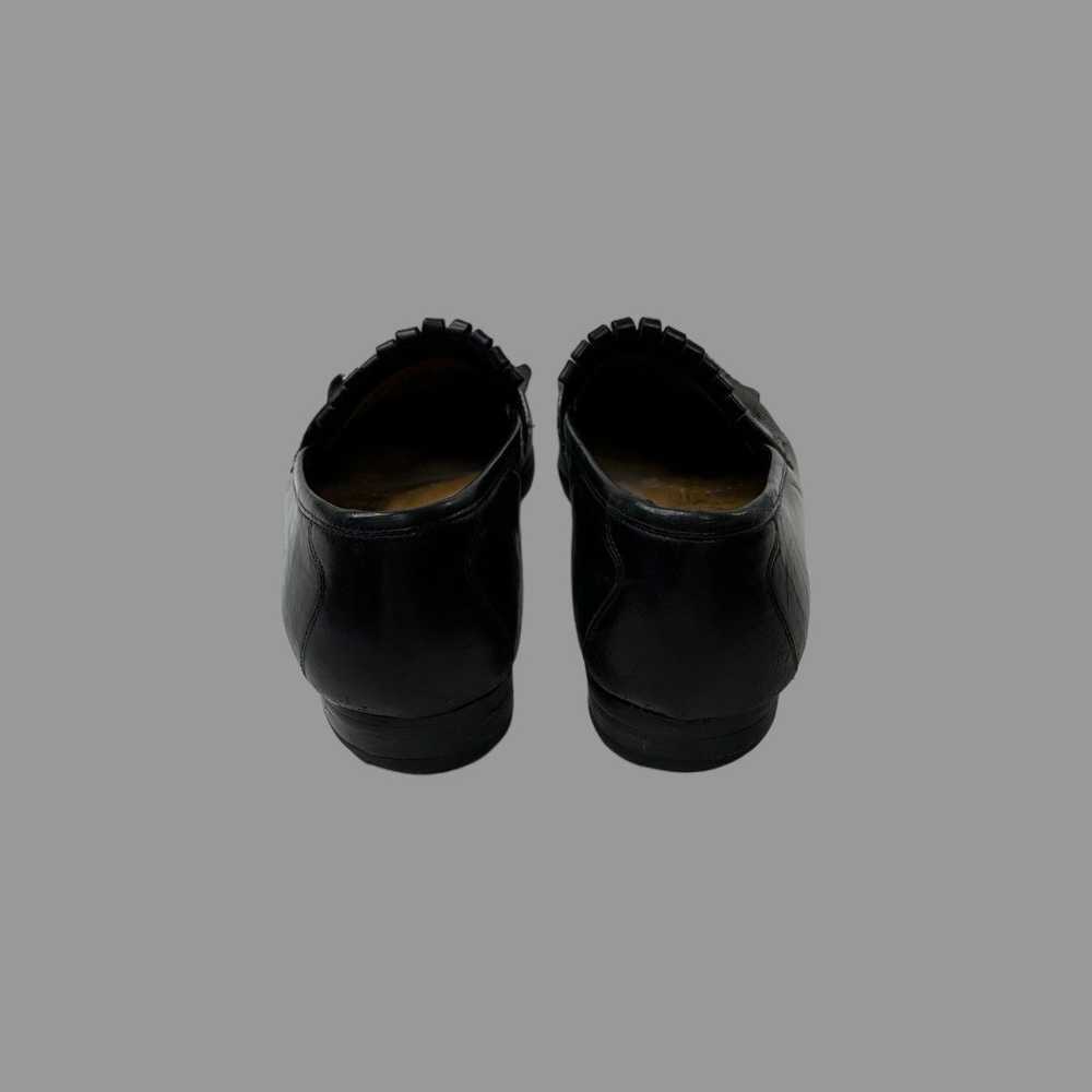 Vintage Vintage 1990s black leather loafers - image 3