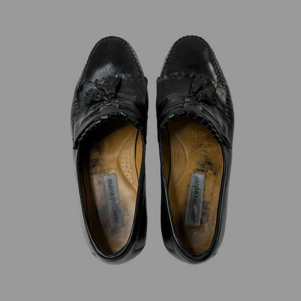 Vintage Vintage 1990s black leather loafers - image 5