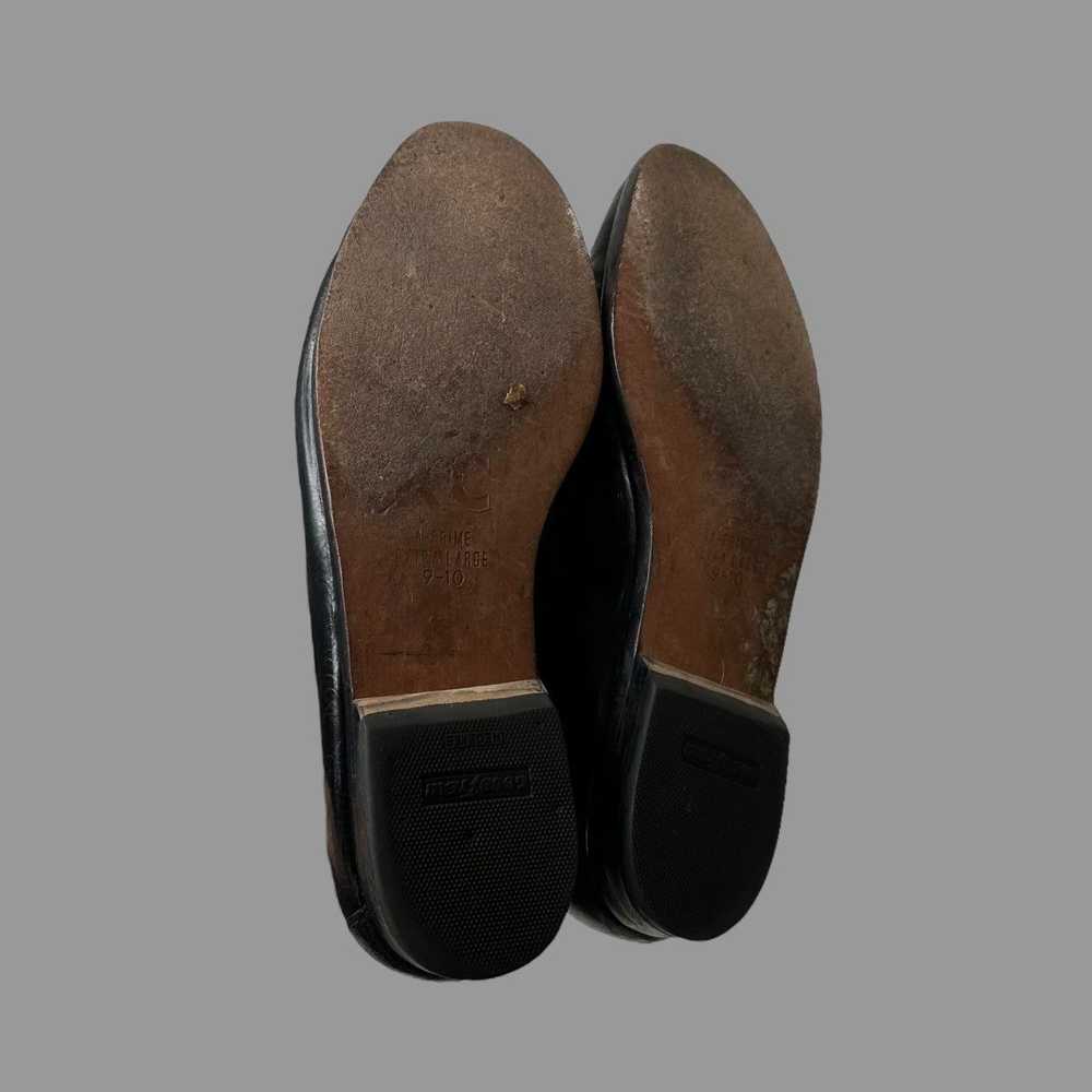 Vintage Vintage 1990s black leather loafers - image 6