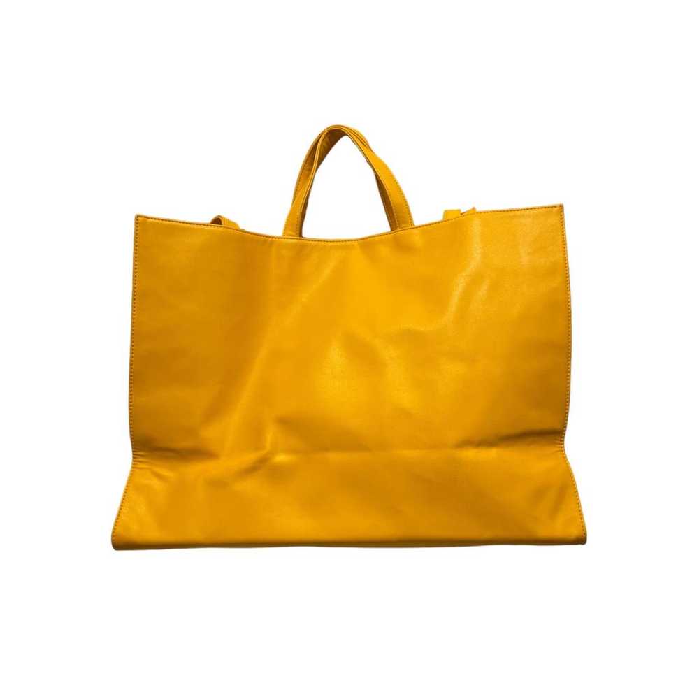 Telfar Large Shopping Bag leather tote - image 2