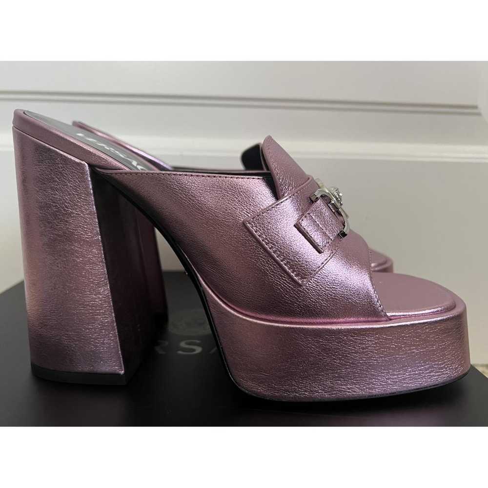 Versace Leather heels - image 7