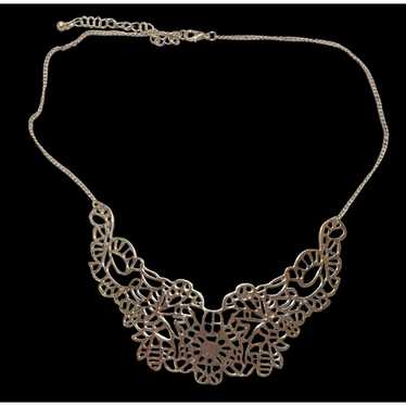 Other Elegant Floral Gold Cutout Necklace - image 1