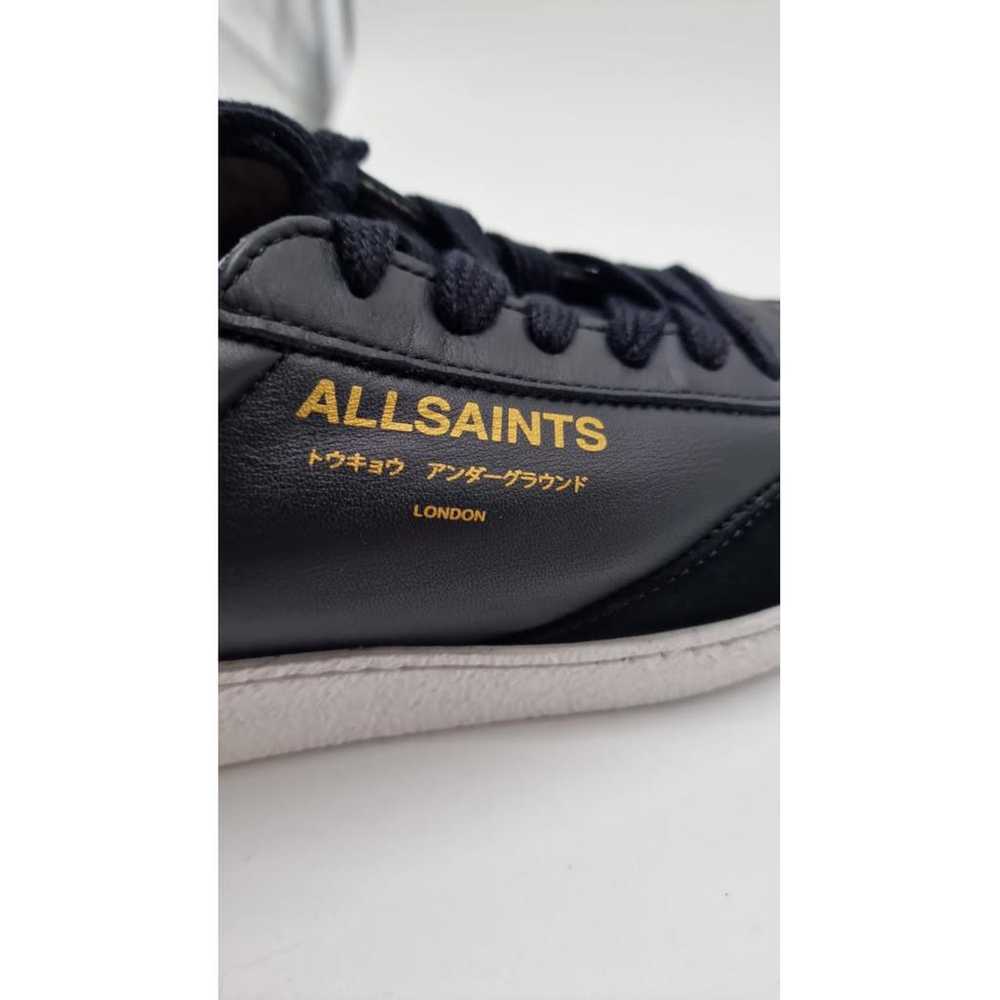 All Saints Leather trainers - image 4