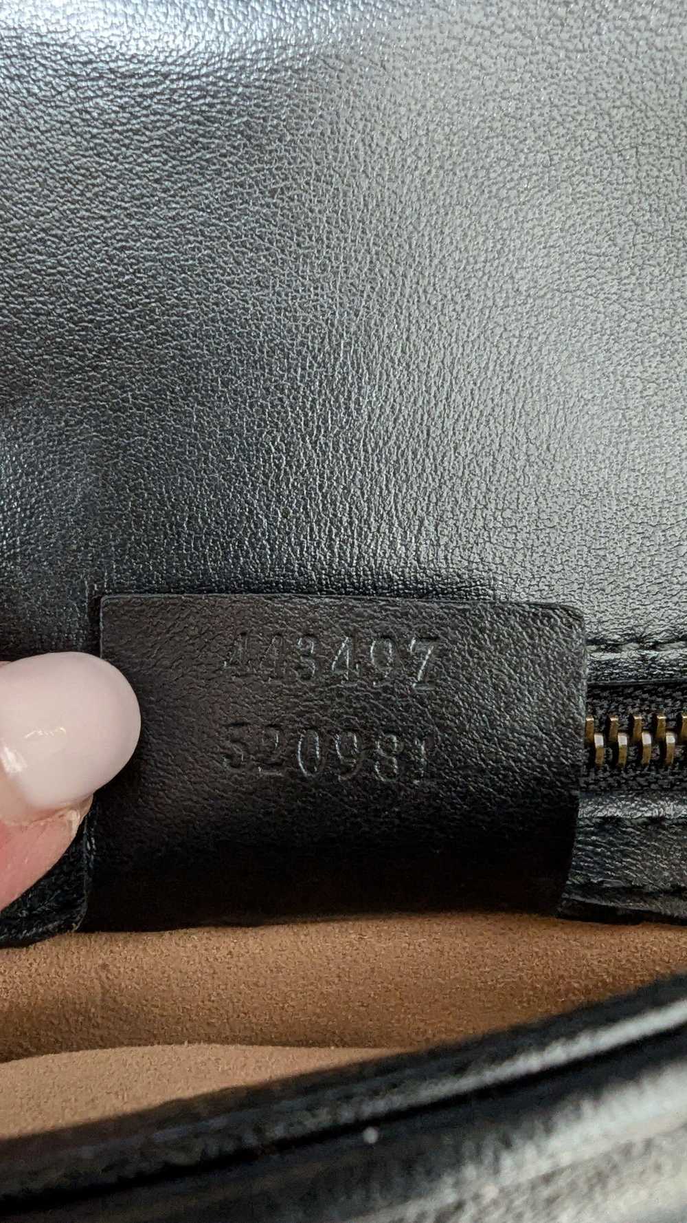 Product Details Gucci Black Leather Medium Marmont - image 9