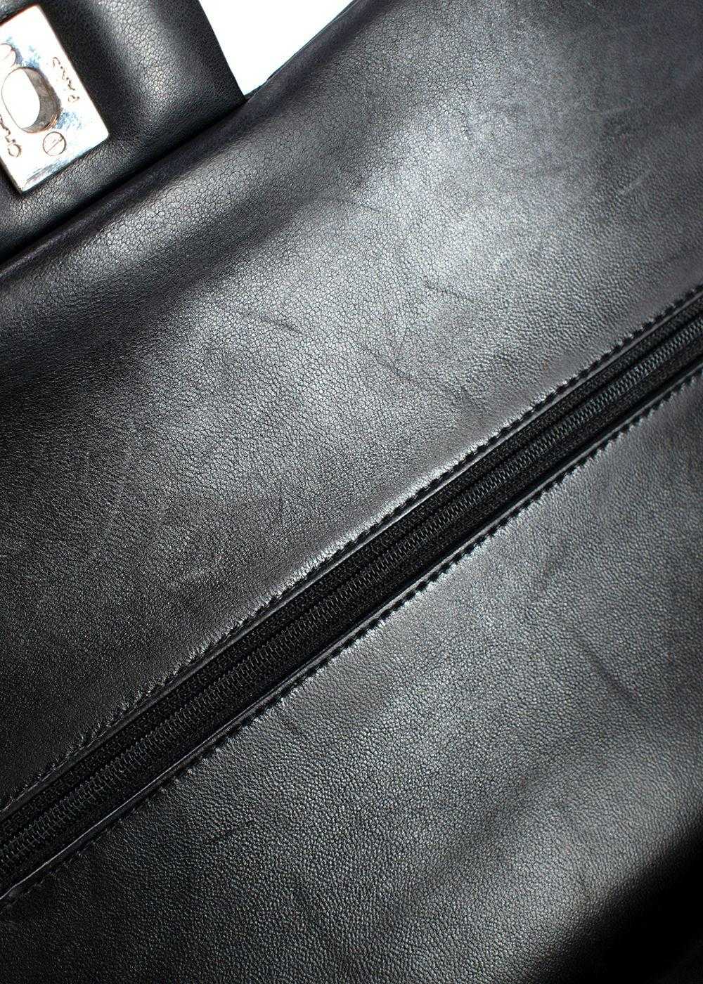 Managed by hewi Chanel Black Lambskin Jumbo Doubl… - image 12