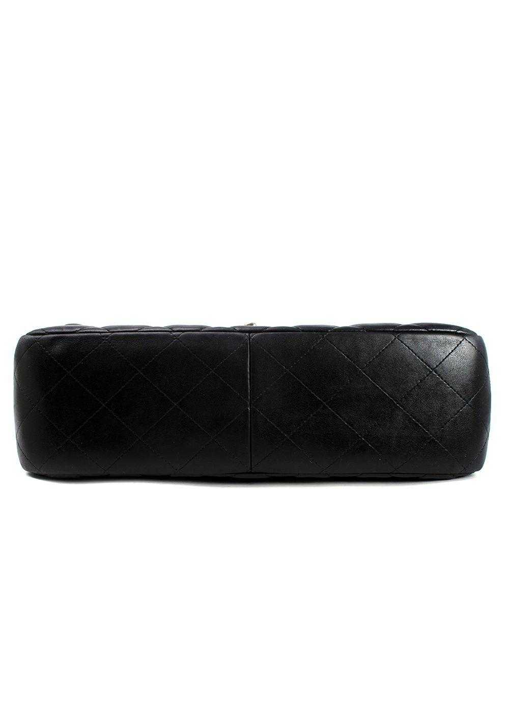 Managed by hewi Chanel Black Lambskin Jumbo Doubl… - image 4