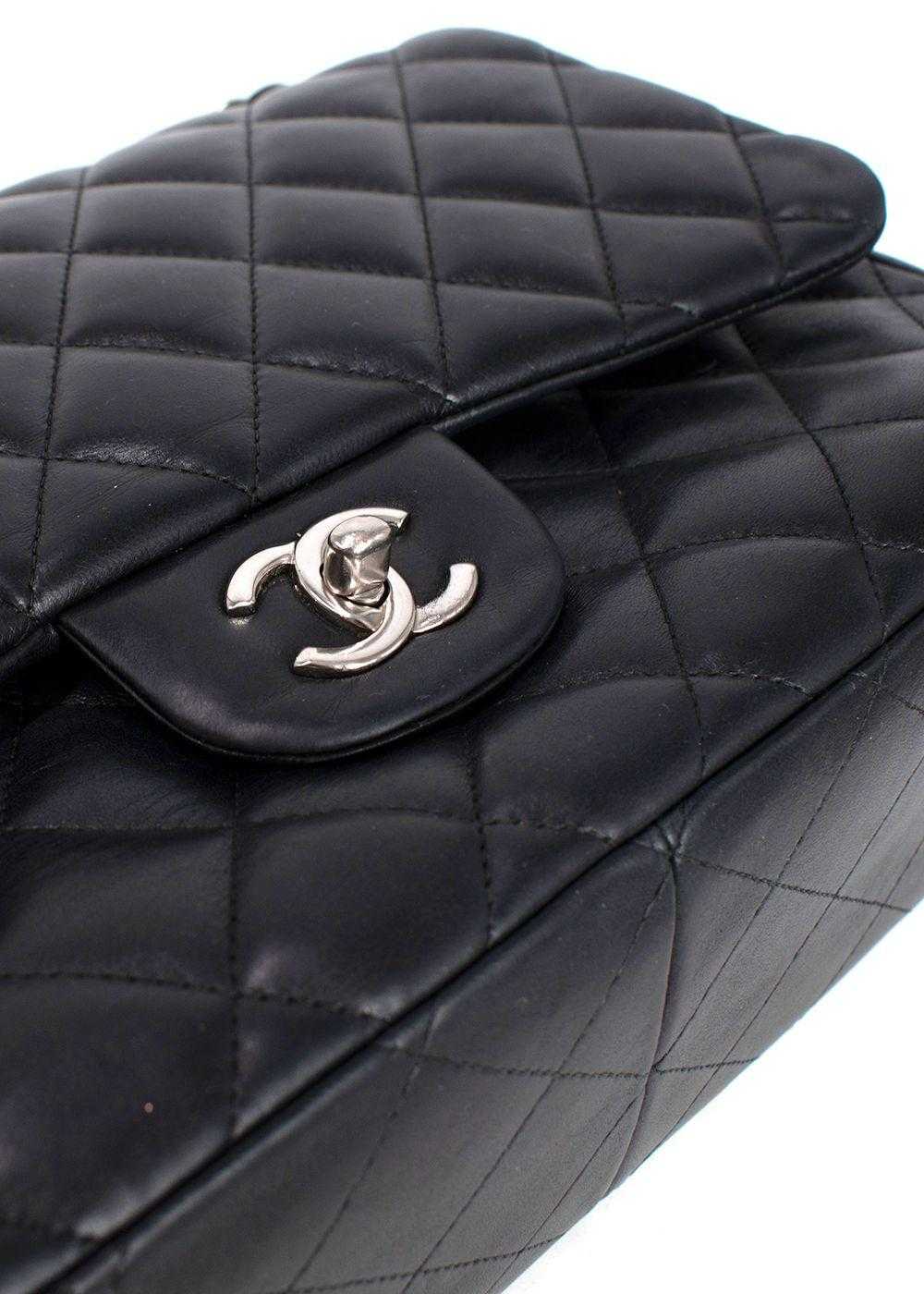 Managed by hewi Chanel Black Lambskin Jumbo Doubl… - image 5