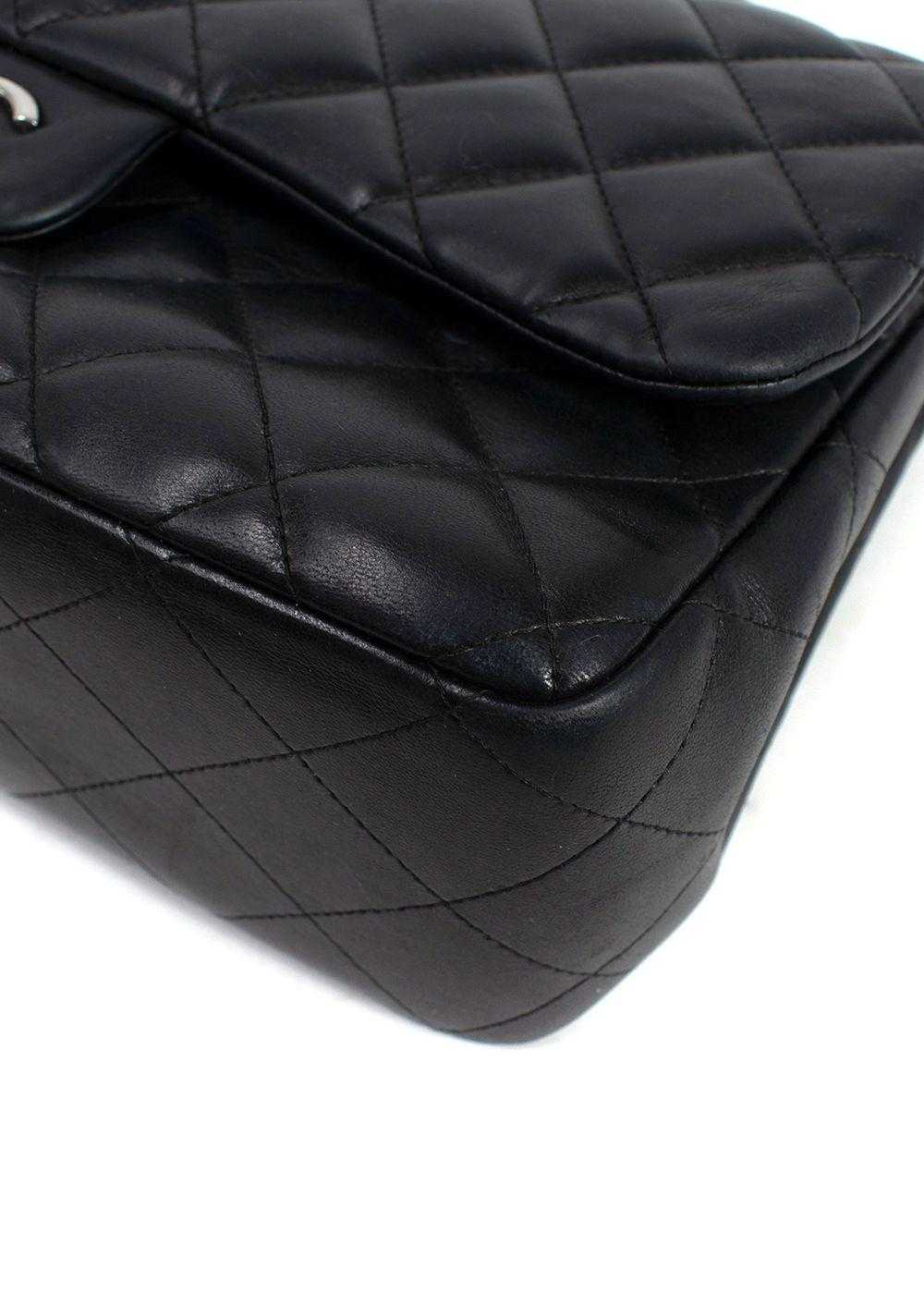 Managed by hewi Chanel Black Lambskin Jumbo Doubl… - image 6