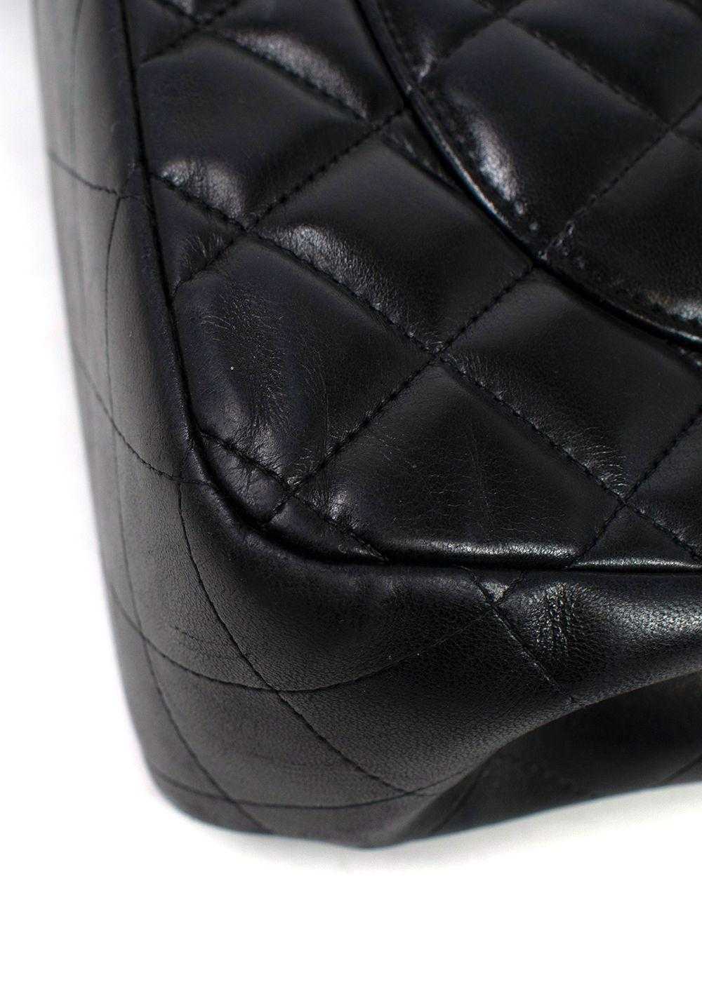 Managed by hewi Chanel Black Lambskin Jumbo Doubl… - image 7