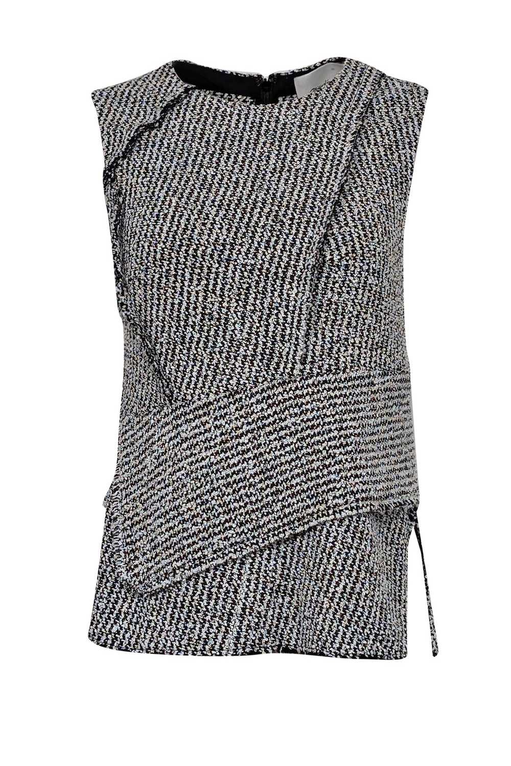 3.1 Phillip Lim - Black & White Tweed Sleeveless … - image 1